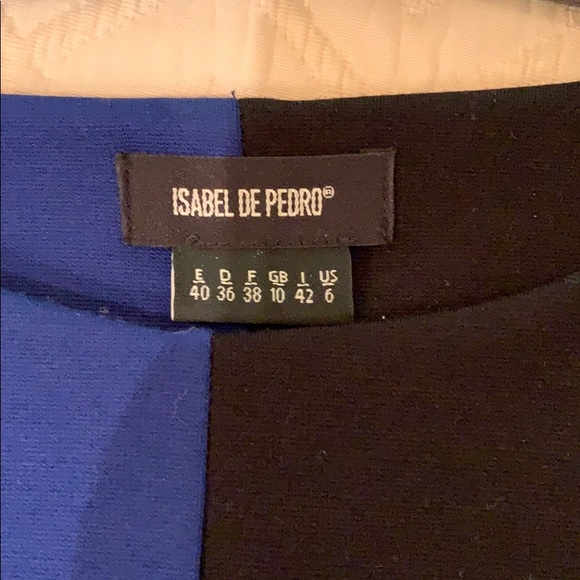 Royal blue and black top - Picture 3 of 7